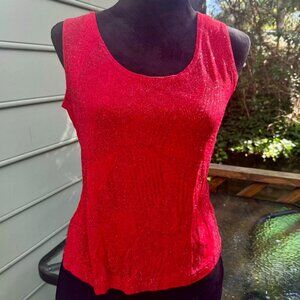 Red Sparkle tank